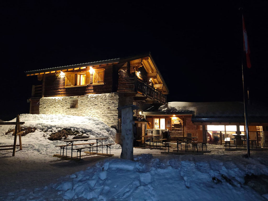 Gîte des Arolles en hiver