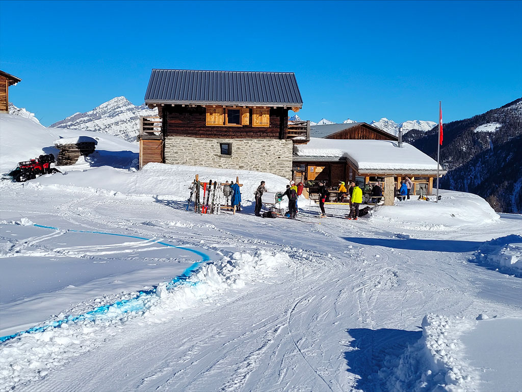 Gîte des Arolles en hiver