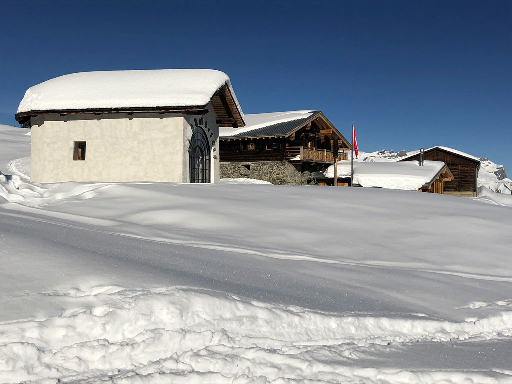 Gîte des Arolles en hiver